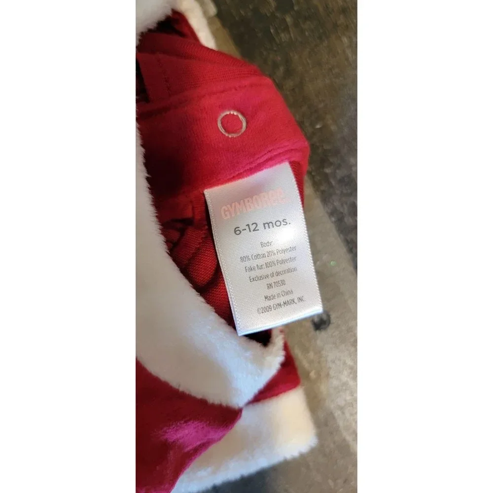 Gymboree santa‎ dress top youth xmas
